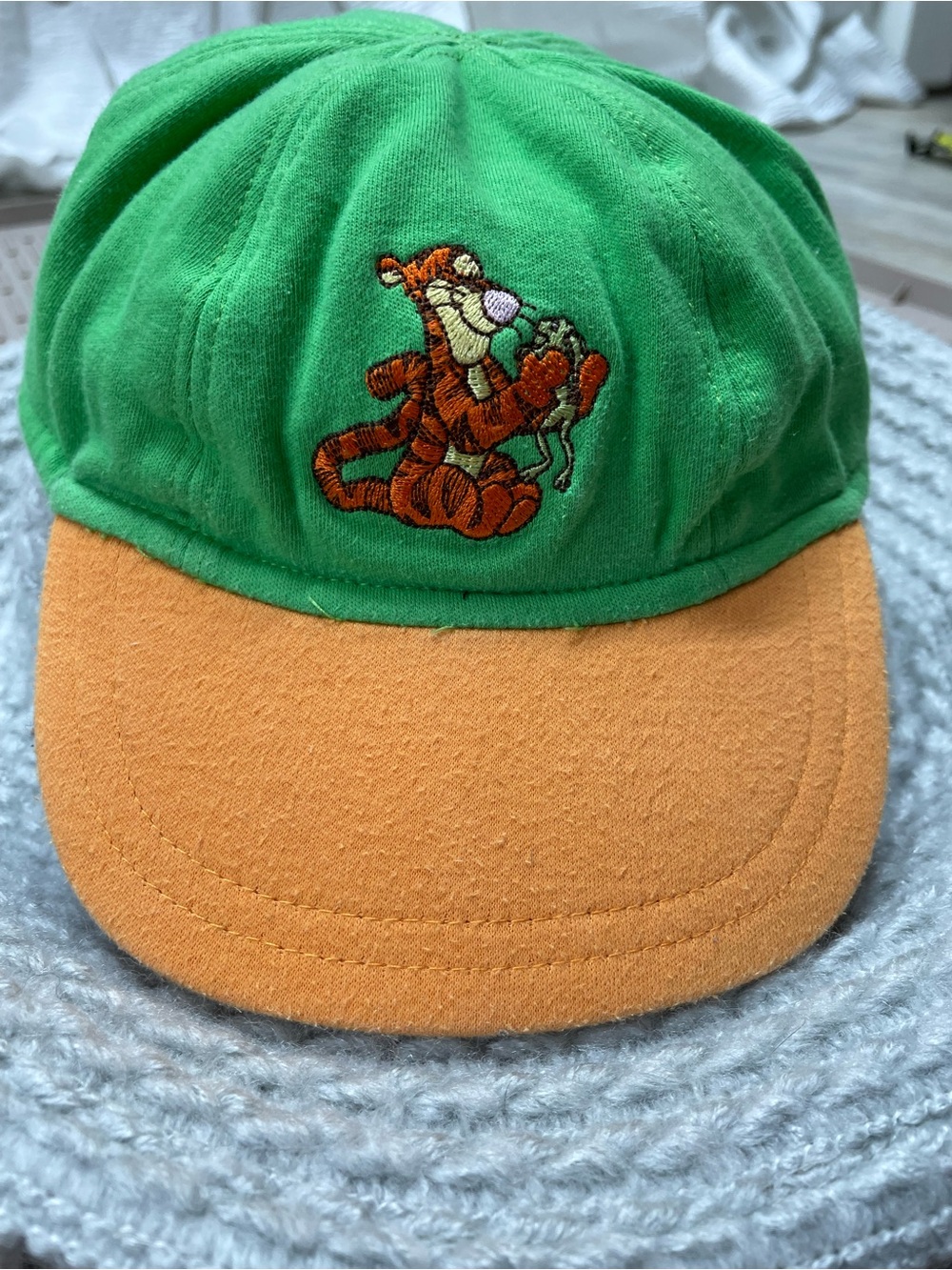 Disney Green and Orange‎ Tigger Kids Hat